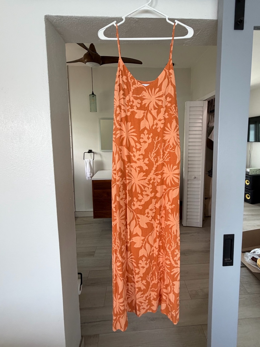 Petal & Pup floral linen maxi dress